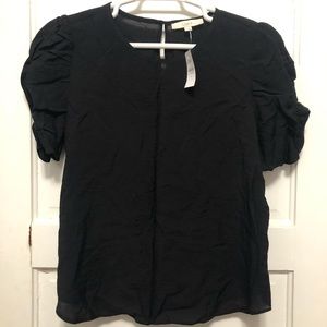 NWT black loft top xl